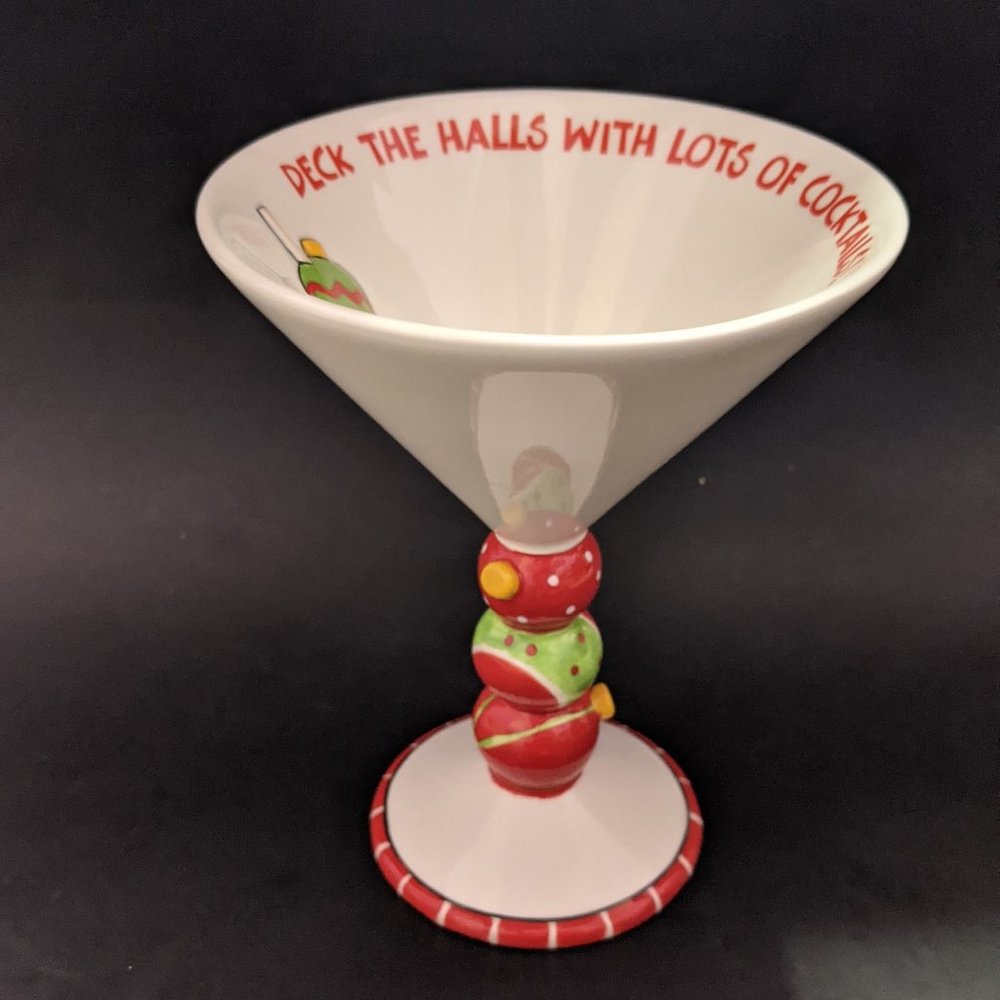 Xmas Martini Decor